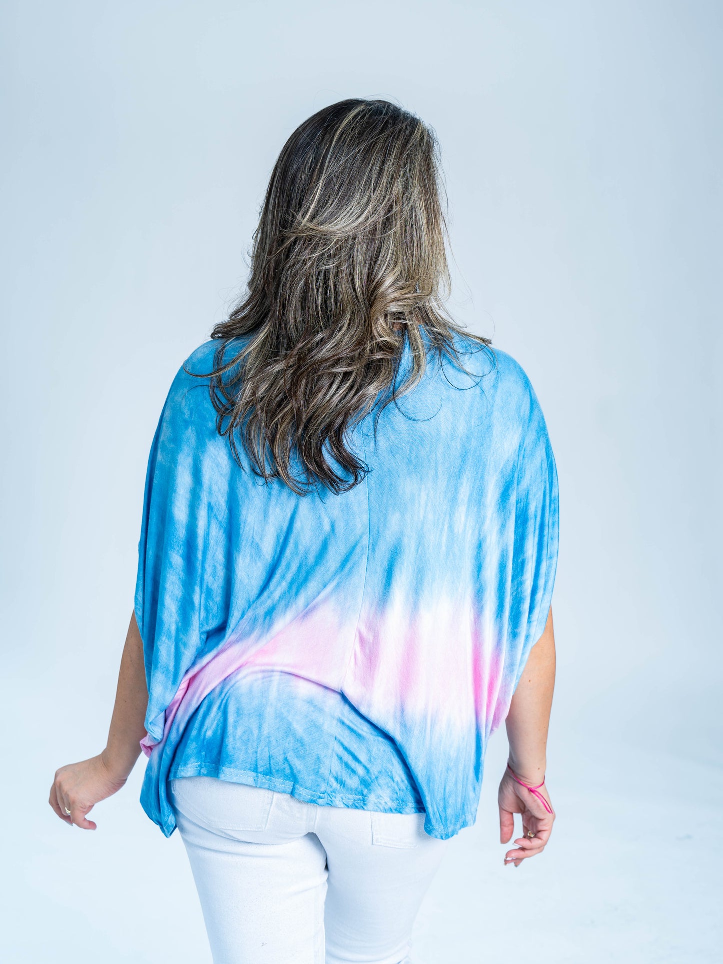 POLERA AZUL TIE DYE