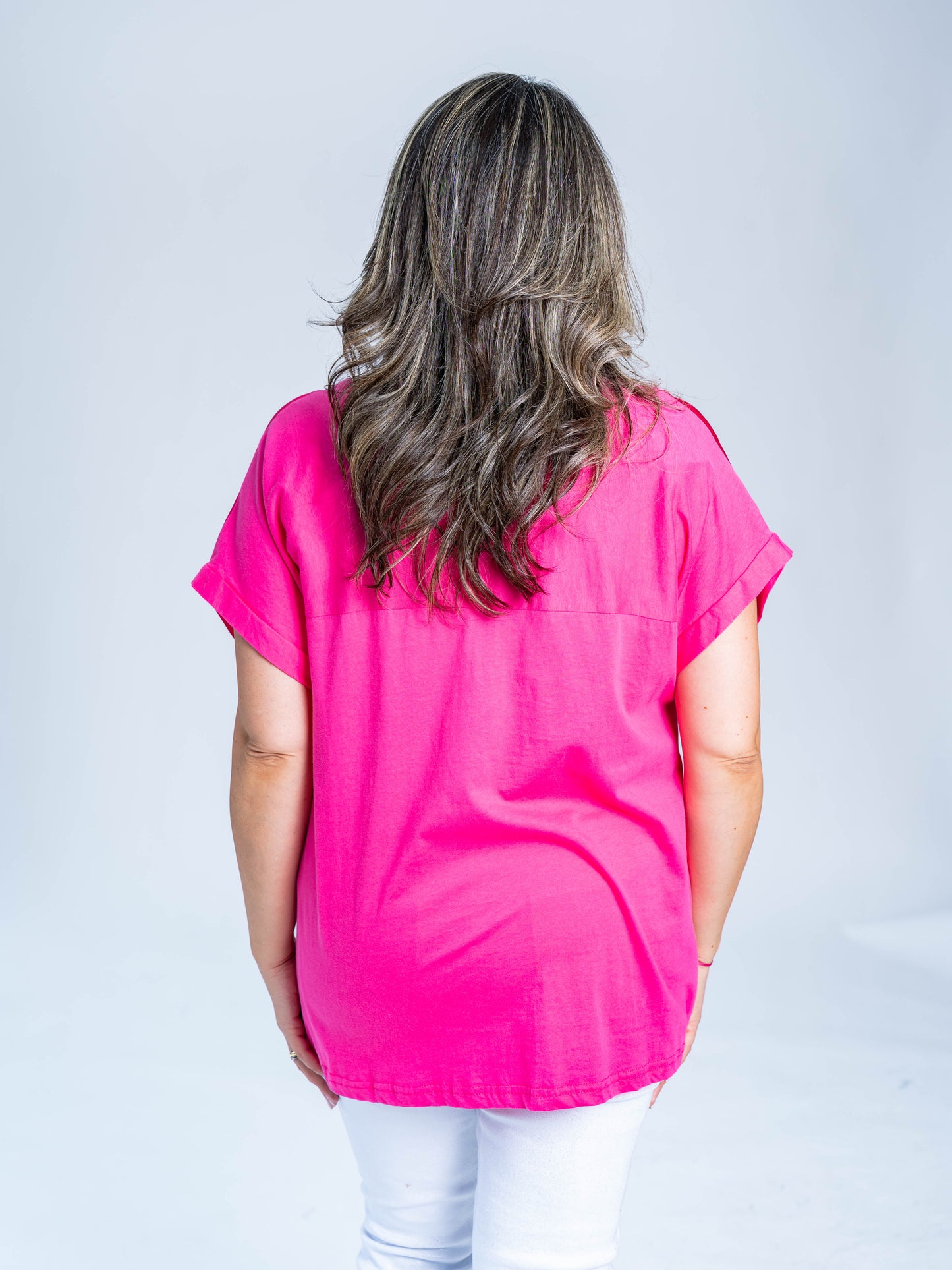 POLERA CLEMENCIA FUCSIA