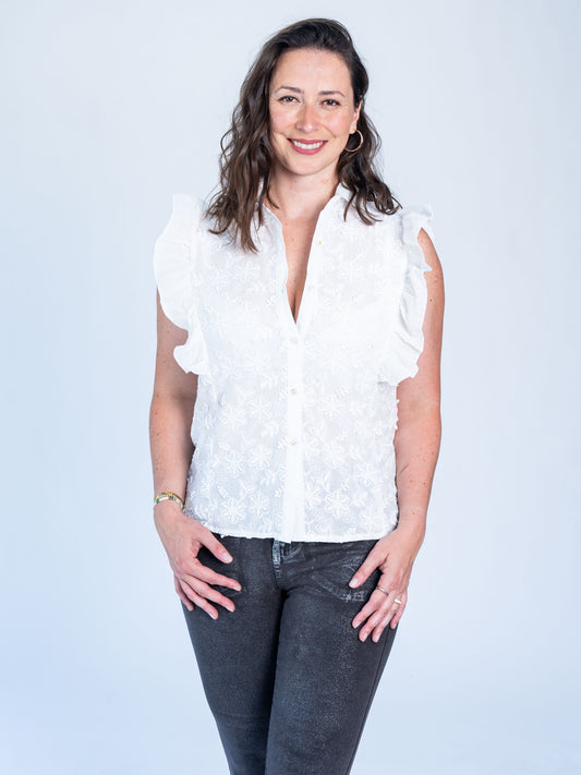 BLUSA DIANITA BRODERY BLANCA