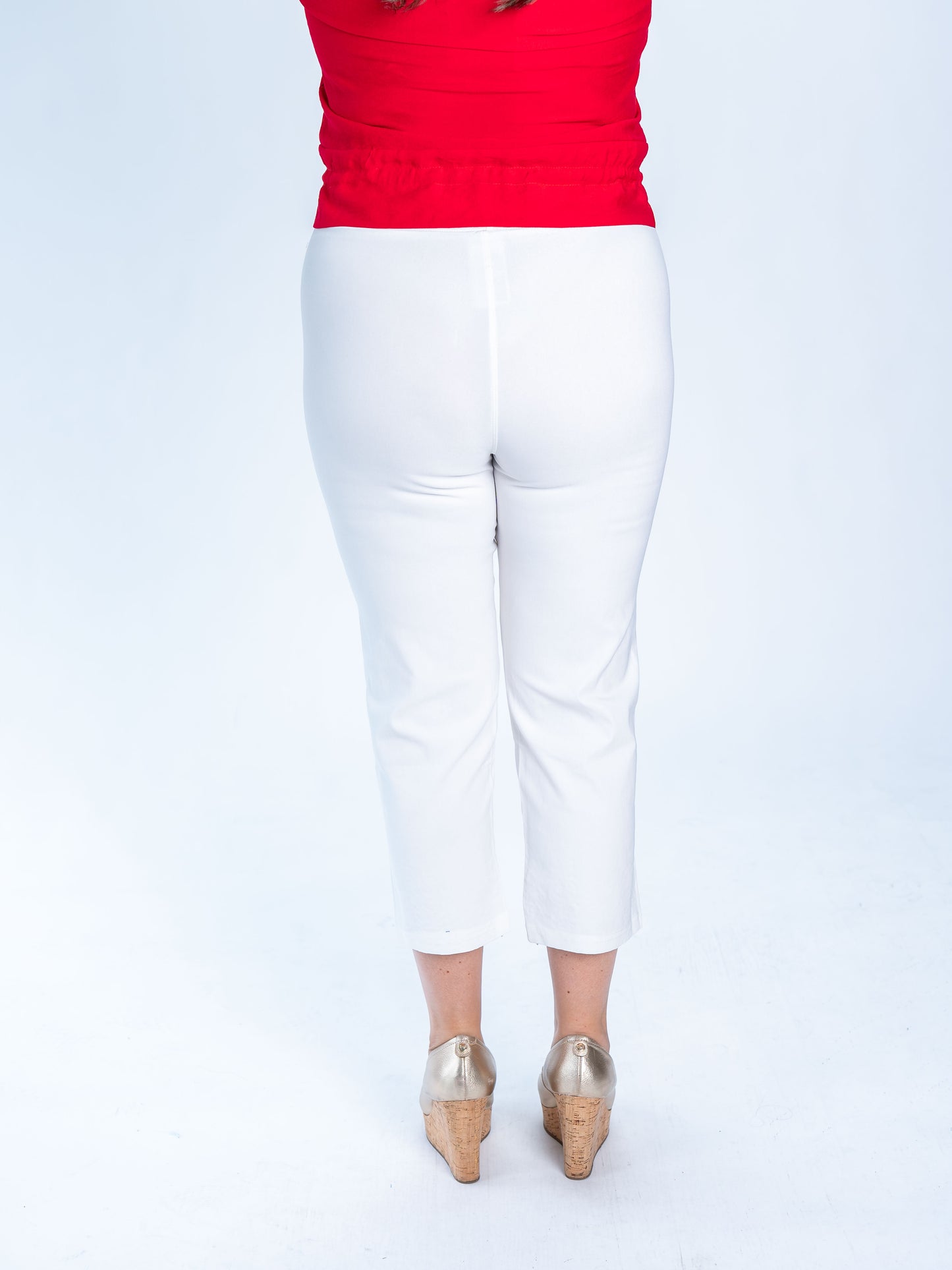 PANTALON CAPRI BLANCO