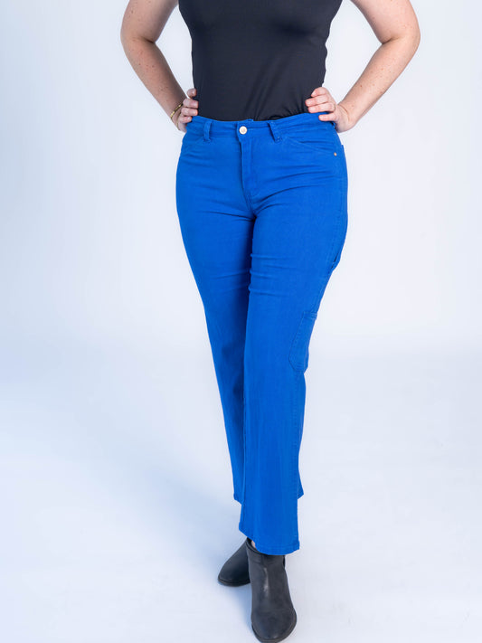 JEANS CARGO AZUL