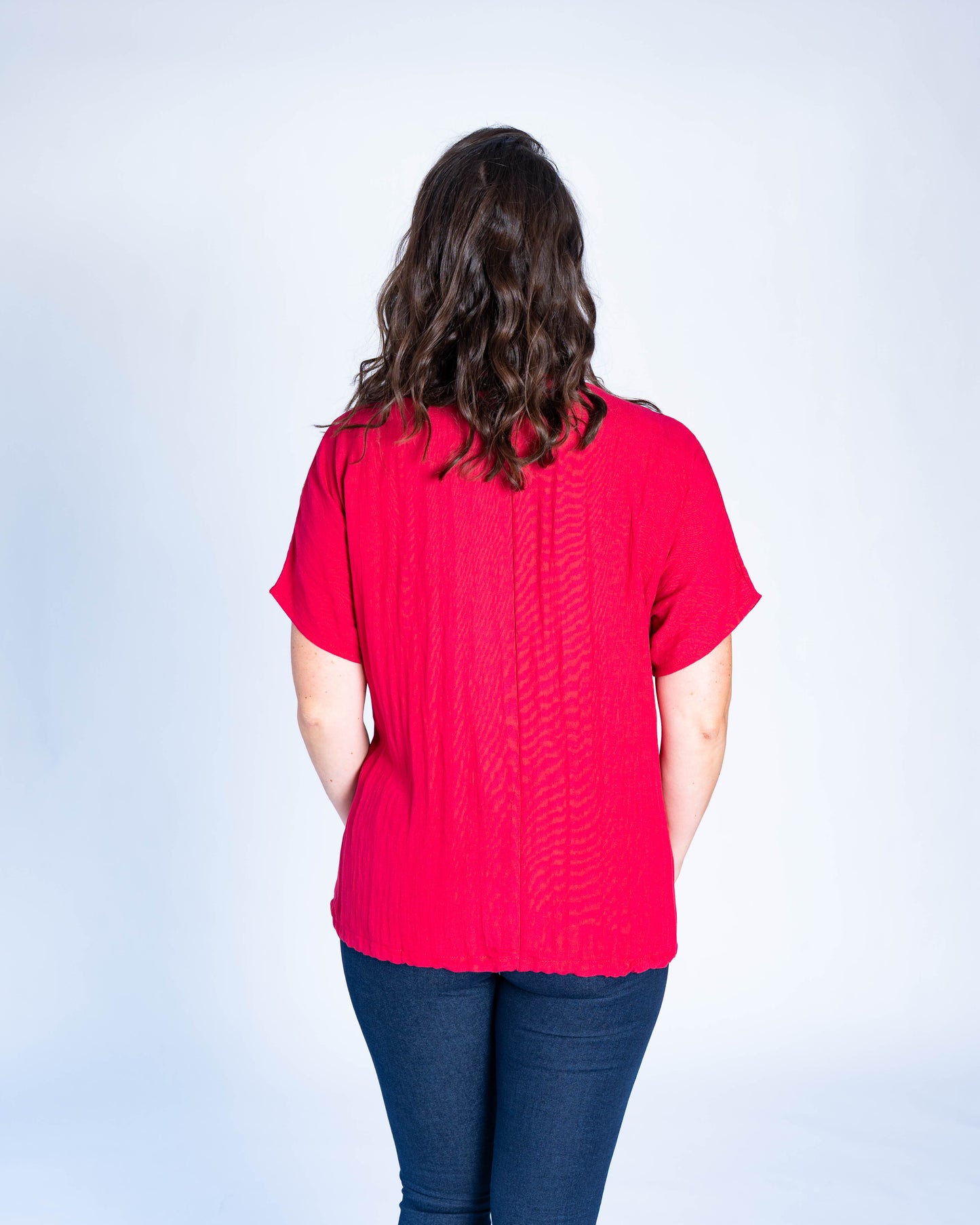 BLUSA GOLD ROJA